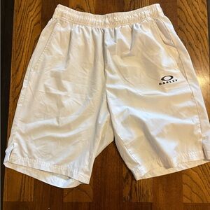 Oakley White Sports Shorts